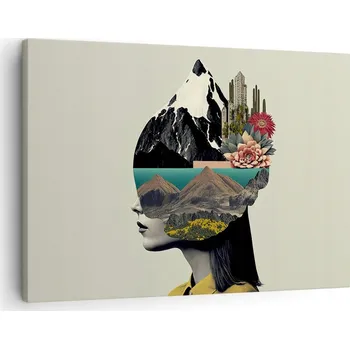 Obraz Obraz na plátně do obýváku ložnice 70x50 hory foto obrazy na zeď canvas