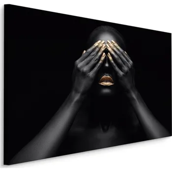 Obraz Obraz Canvas Abstraktní PORTRET Ženy Make-Up Glamour Styl 40x30