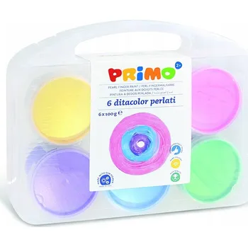 Vodová barva PERLEŤOVÉ BARVY NA MALOVÁNÍ PRSTY 229TPD100SP