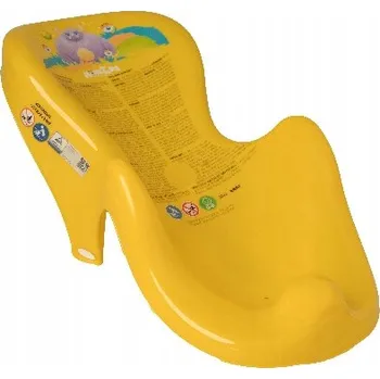 Koupání kojence TEGA Protiskluzová vanička/sedátko do koupele Monsters žlutá