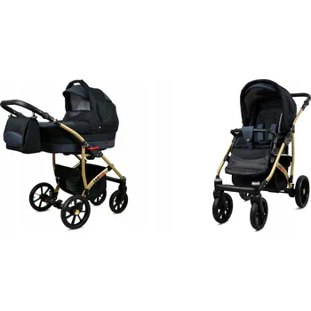 Kočárek Dětský kočárek 2v1 BabyLux LARGO – sporťák a hluboká korba, lehký, s taškou