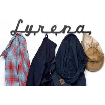 Věšák Syrena #1 ČERNÝ Věšák na oblečení, do garáže