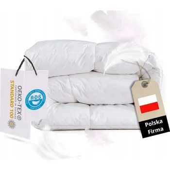 přikrývka Péřová Přikrývka 135x200 Celoroční Husí Peří 100% Antialergická Péřové Přikrývky