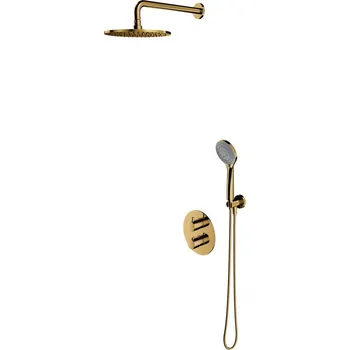 Sprchový set OMNIRES - Y termostatický podomítkový sprchový systém zlatá /GL/ SYSYT05GL