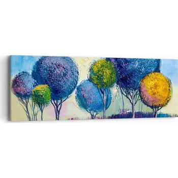 Obraz Obraz na plátně do obývacího pokoje ložnice 90x30 abstrakce foto obrazy na zeď