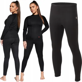 Dámské legíny Legíny Termoprádlo Dámské Dlouhé Zateplené s Ionty Stříbra M