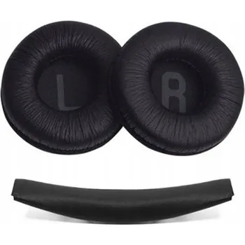 Sluchátka Náušníky / Polštářky na sluchátka IronPads kožené černé pro JBL T450 T500 T600