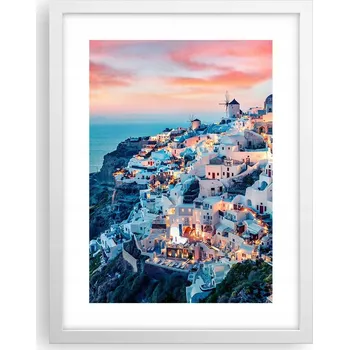 Obraz Obraz plakát v bílém rámu do obýváku 30x40 krajina plakáty na zeď