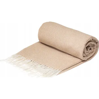 Prostěradlo Deka Rena Home bavlna 140 cm x 200 cm béžová