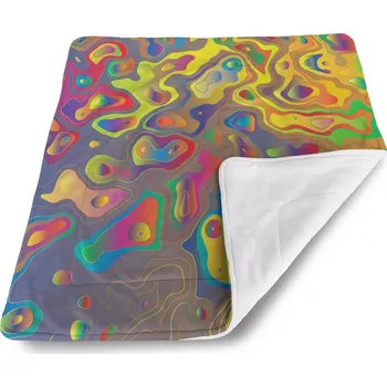 deka Sablio Dětská deka pro miminko Barevné skvrny - 80x100 cm