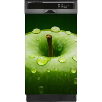 Obraz Foto-magnet na myčku zelené jablko 45x70 cm