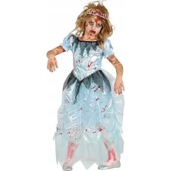 Karnevalový kostým KOSTÝM PRINCEZNY ZOMBIE HALLOWEEN 116