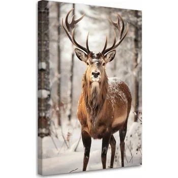 Obraz OBRAZ Sob v lese NA PLÁTNĚ 60x90