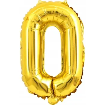 Balónek Fóliový balónek Písmeno "O" ZLATÝ zlatý 40 cm