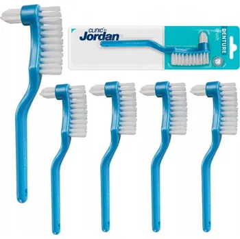 Elektrický zubní kartáček Kartáček na čištění zubních protéz Jordan Clinic Denture Brush 5ks