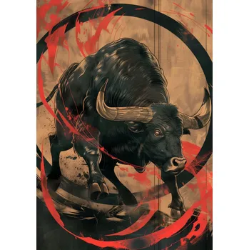 Plakát Plakát Býčí Nezlomnost bez rámu 21 x 29,7 cm