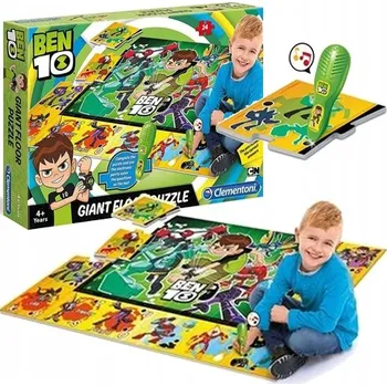 Puzzle BEN 10 INTERAKTIVNÍ PUZZLE ELEKTRONICKÁ HRA 24 DÍLKŮ