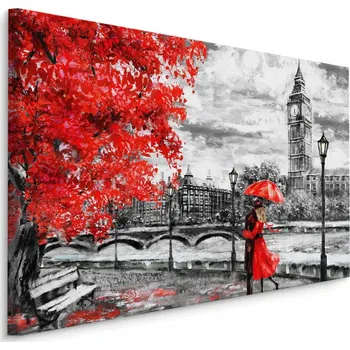 Obraz Canvas obraz PANORAMA Londýna Malba 3D 90x60