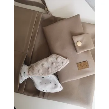 Obal na doklad Malá sada hnědá - (plenkovník + obal na očkovací průkaz)