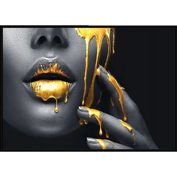 Obraz OBRAZ PLAKÁT V RÁMU 53x73 cm Dívka P1815