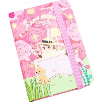 Notes mini na gumičce, linkovaný, Ane Story A7, 80 listů