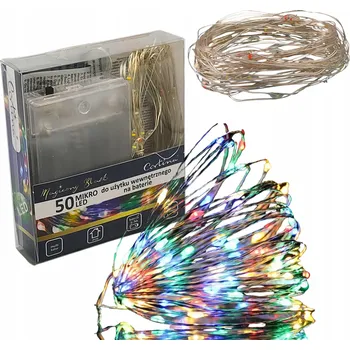 Vánoční dekorace Vánoční osvětlení na stromeček Světýlka do interiéru 5,2 m 21 - 50 světýlek