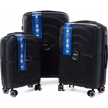 Sada 3 kufrů KEMER RGL PP4 Černá