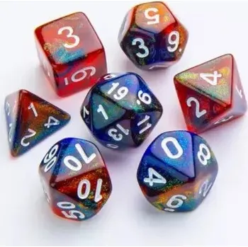 Příslušenství k deskovým hrám Gamegenic: Galaxy Series - Sada RPG kostek - Mars