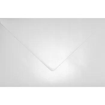 Obálka Obálka C6 Aster metalická bílá, balení 5 ks