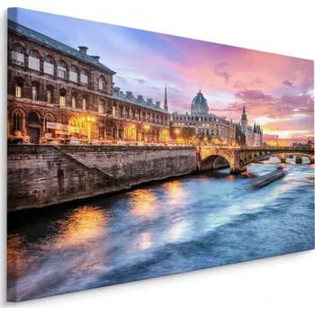 Obraz Obraz na plátně Pařížská 3D ARCHITEKTURA 90x60