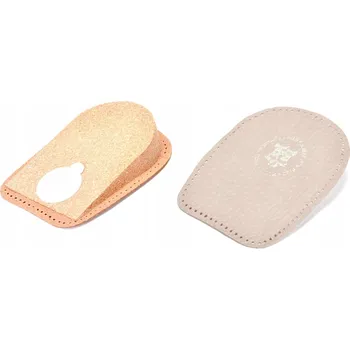 Pracovní oblečení 41/46 PÁNSKÉ ČERNÉ KORKOVÉ KOŽENÉ PODPATĚNKY ZVYŠUJÍCÍ VÝŠKU O 1 CM + 10 MM