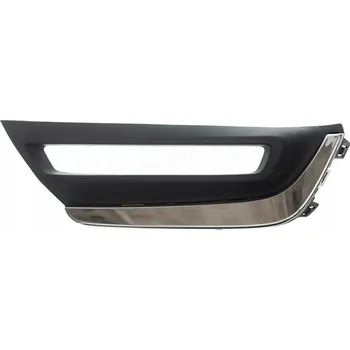 Nárazník HONDA CRV 2017- MŘÍŽKA NÁRAZNÍKU PRO HALOGEN LEVÁ ČERNÁ CHROMOVÁ 71156-TLY-H01