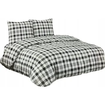 Povlečení POVLEČENÍ 200X220 BAVLNA SATÉN SADA 3 SADA POVLEČENÍ 2 POVLAKY NA POLŠTÁŘE 70X80 KRATA