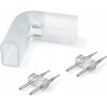 LED páska Rohová spojka L pro LED NEON pásky 230V 8x16mm