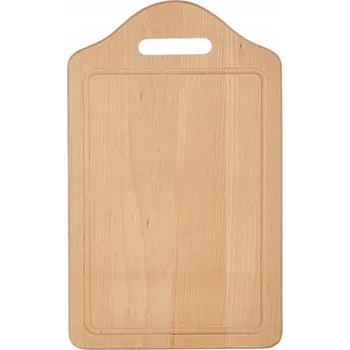 Obraz Deska do krojenia z bukového dřeva s rukojetí – malé elegantní