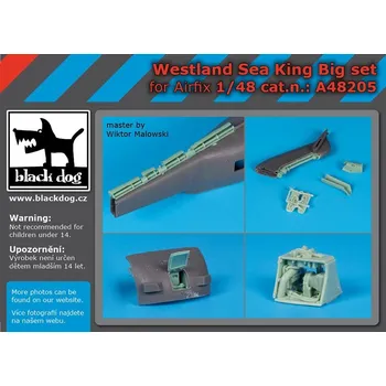 Plastikový model Blackdog 1/48 Westland Sea King big set (Airfix)