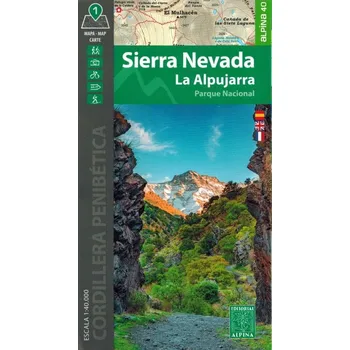 Umění Park Narodowy Sierra Nevada, La Alpujarra. Mapa turystyczna Kolektiv autorů