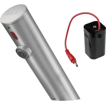 Vodovodní baterie DEANTE - Sense steel Umyvadlová baterie, bezdotyková, bez regulace teploty - 4xAA BQR_F28R