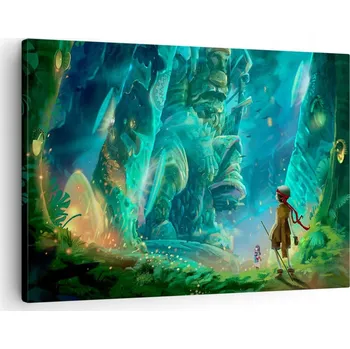 Obraz Obraz na plátně do obývacího pokoje ložnice 70x50 fantasy foto obrazy na zeď