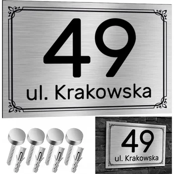 Obraz Číslo na dům 30 x 20 cm