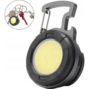 Svítilna VÝKONNÁ MINI LED KAPESNÍ SVÍTILNA + PŘÍVĚSEK NA KLÍČE OTVÍRÁK DRŽÁK MULTIFUNKČNÍ