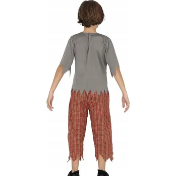 Karnevalový kostým KOSTÝM MALÝ ZOMBIE ŠKOLÁK DĚTSKÝ OBLEK HALLOWEEN 146