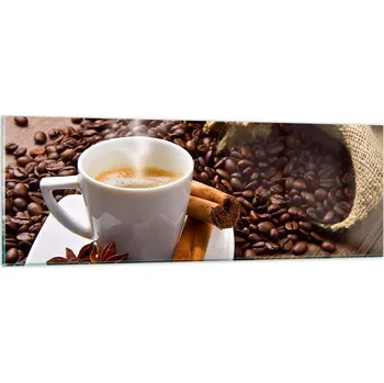 Obraz Obraz na skle do obýváku ložnice 90x30 gastronomie obrazy na zeď sklo