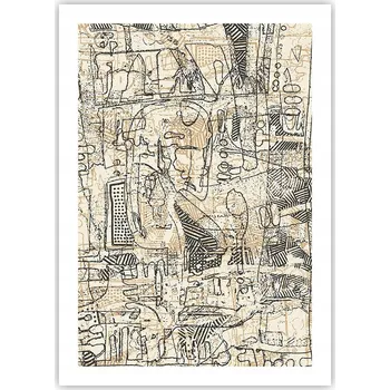 Obraz Plakát bez rámu do obývacího pokoje ložnice 50x70 grafika moderní módní obraz