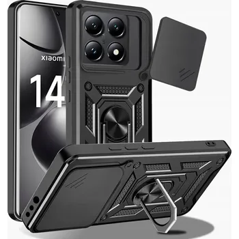 Pouzdro na mobilní telefon Zadní Kryt Erbord pro Xiaomi 14T Pro, černý