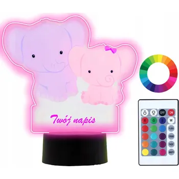 Lampička Plexido vícebarevná Noční lampa