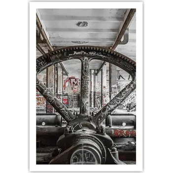 Obraz Obraz plakát do obýváku ložnice 61x91 cm industriální plakáty na zeď bez rámu