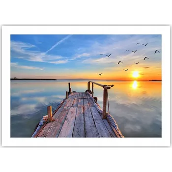 Obraz Plakát bez rámu do obýváku ložnice 70x50 krajina moderní módní obraz