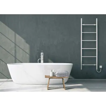 Sušák na prádlo Instalprojekt Elektrický sušák PRIMAVERA - C34 bílá matná, 500 × 1600 × 88-98 mm, 120 W