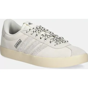 Pánské tenisky Semišové sneakers boty adidas VL Court 3.0 JP5296 béžová 01X, EUR 38